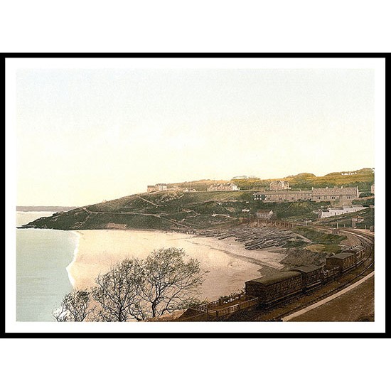 St Ives, A New Print Of A Vintage Beach Scene